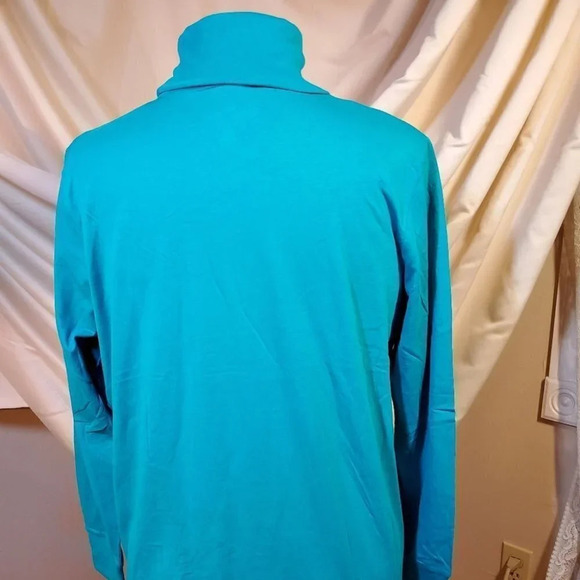 0095. Woman Within Deep Ocean Blue 💙 Turtle Neck NWOTs!! - Picture 7 of 10